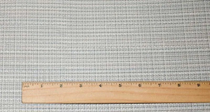 3 5/8 YD PC - Gray/White/Beige Semi-Opaque Textured Woven Decorating Fabric