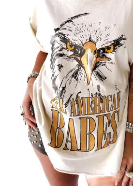 ALL AMERICAN BABES SIDE SLIT TEE