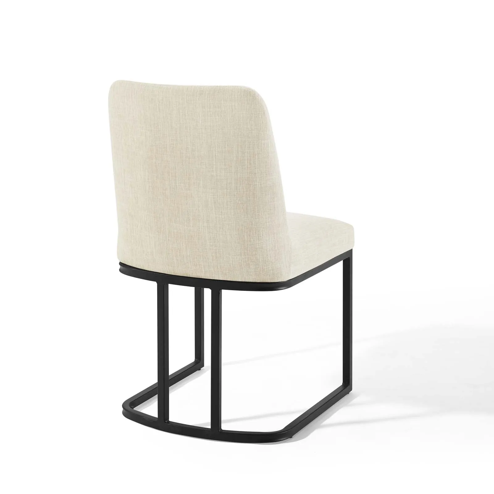 Amplify Sled Base Upholstered Fabric Dining Side Chair by Modway