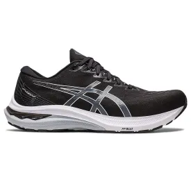 Mens ASICS GT-2000 11 Running Shoes - Black/White, Lightweight and Supportive