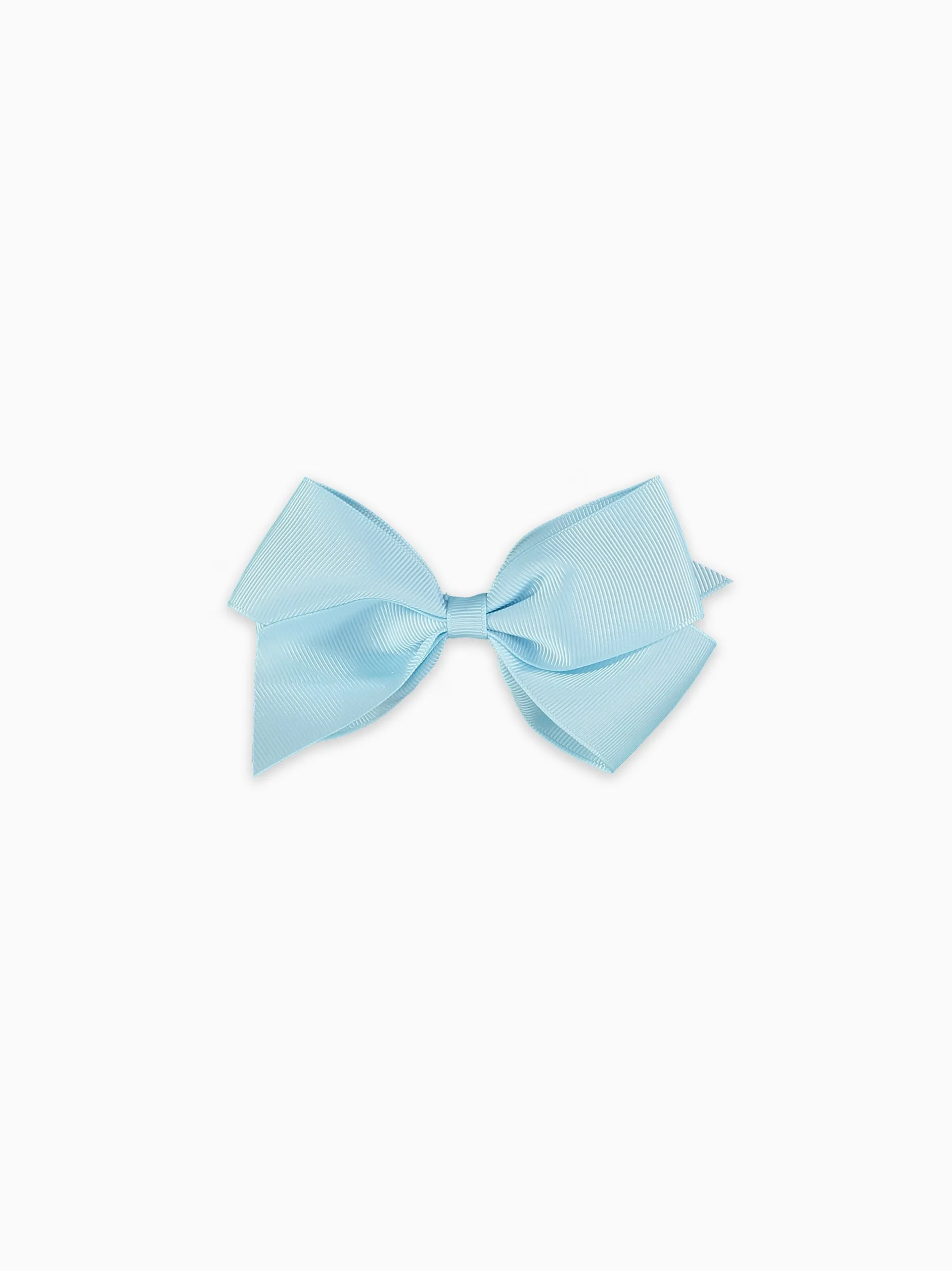 Baby Blue Big Bow Girl Clip