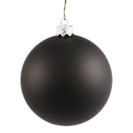 Black Matte Ball Ornament