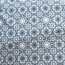 Black/Creme Sunburst Nylon Lycra Swimsuit Fabric