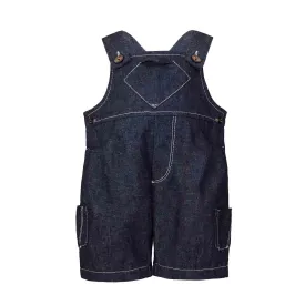 Blauw denim playsuit 