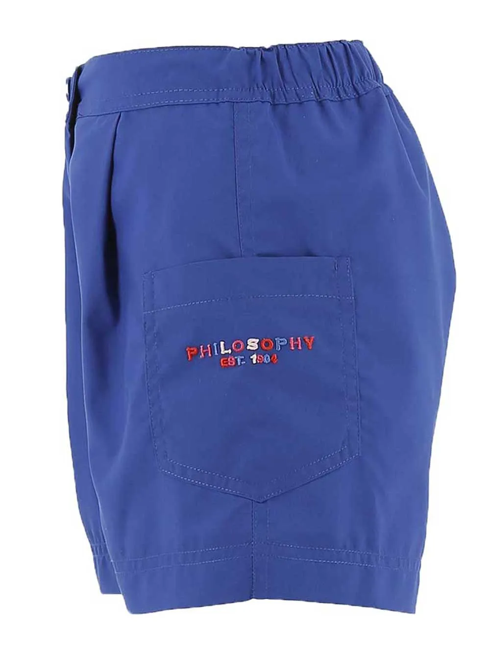 Blue Pocket Philosophy Shorts