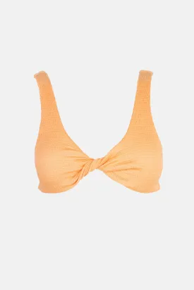 Breeze Twist Front Top Orange