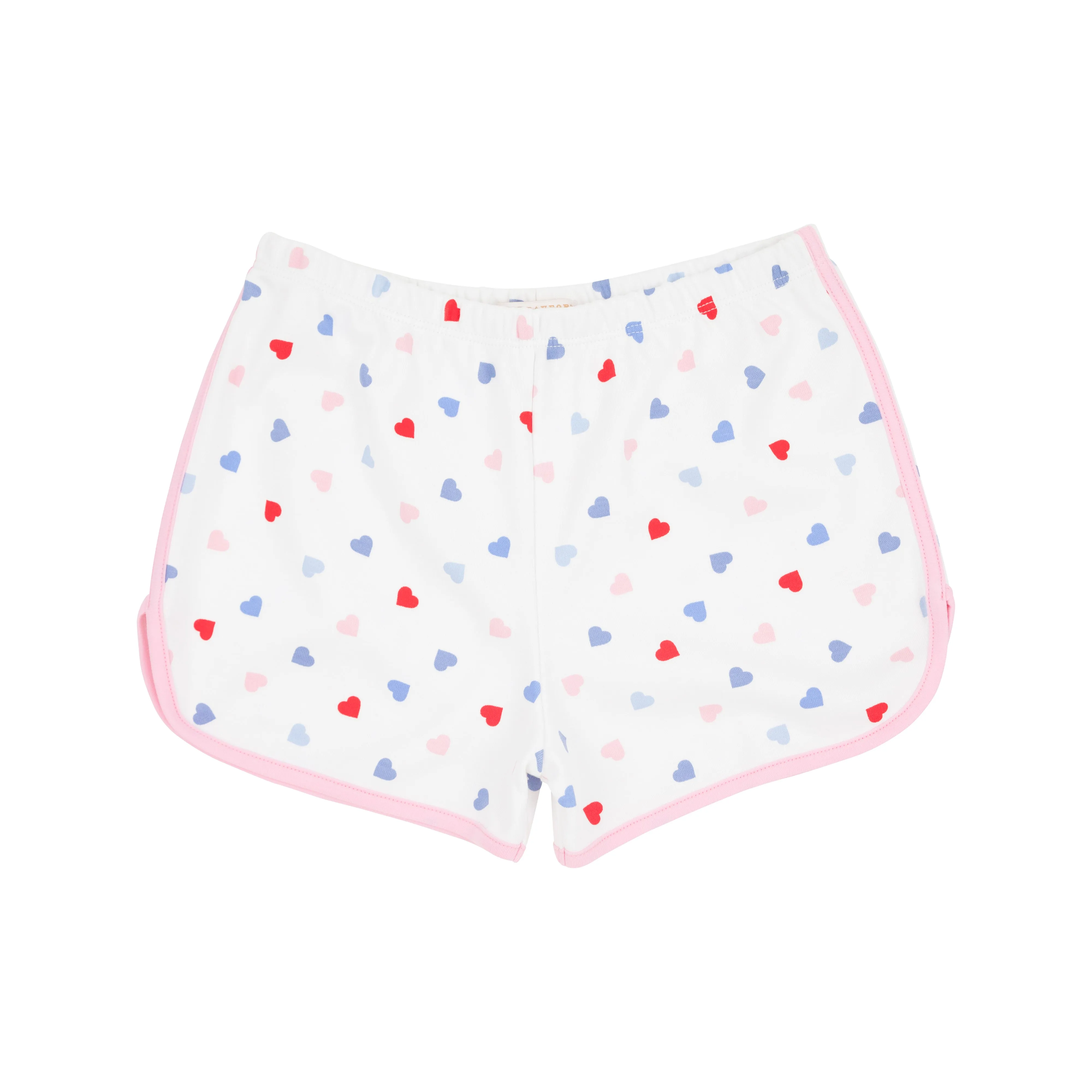 Cheryl Shorts - Happy Hearts with Pier Party Pink