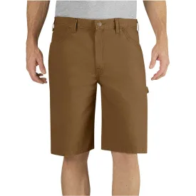 Dickies 11" Relaxed Fit Lightweight Duck Carpenter Work Short DX250 - Brown Duck