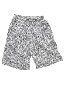 Egyptian Glyphs (White) Shorts