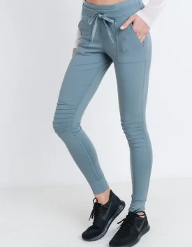 Finish Line Workout Pants in Dusty Blue