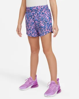 GIRL'S NIKE ONE HIGH RISE SHORT - 675 PLAYFUL PINK