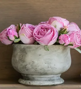 GRAY STONE PLANTER