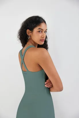 HiTense™ Tennis Dress with Inner Layer-Lt Teal