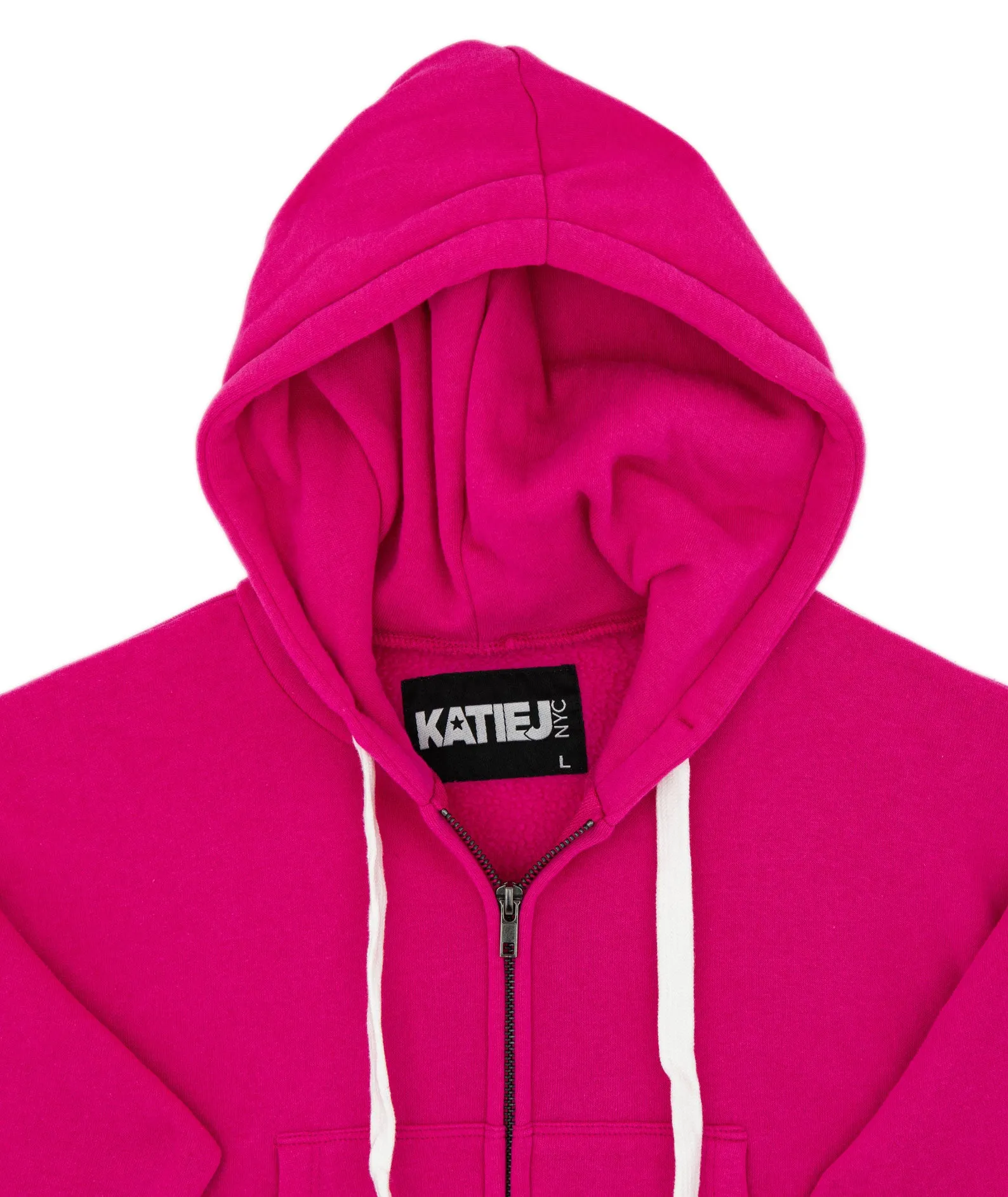 Katie J NYC Girls Dylan Crop Zip Hoodie