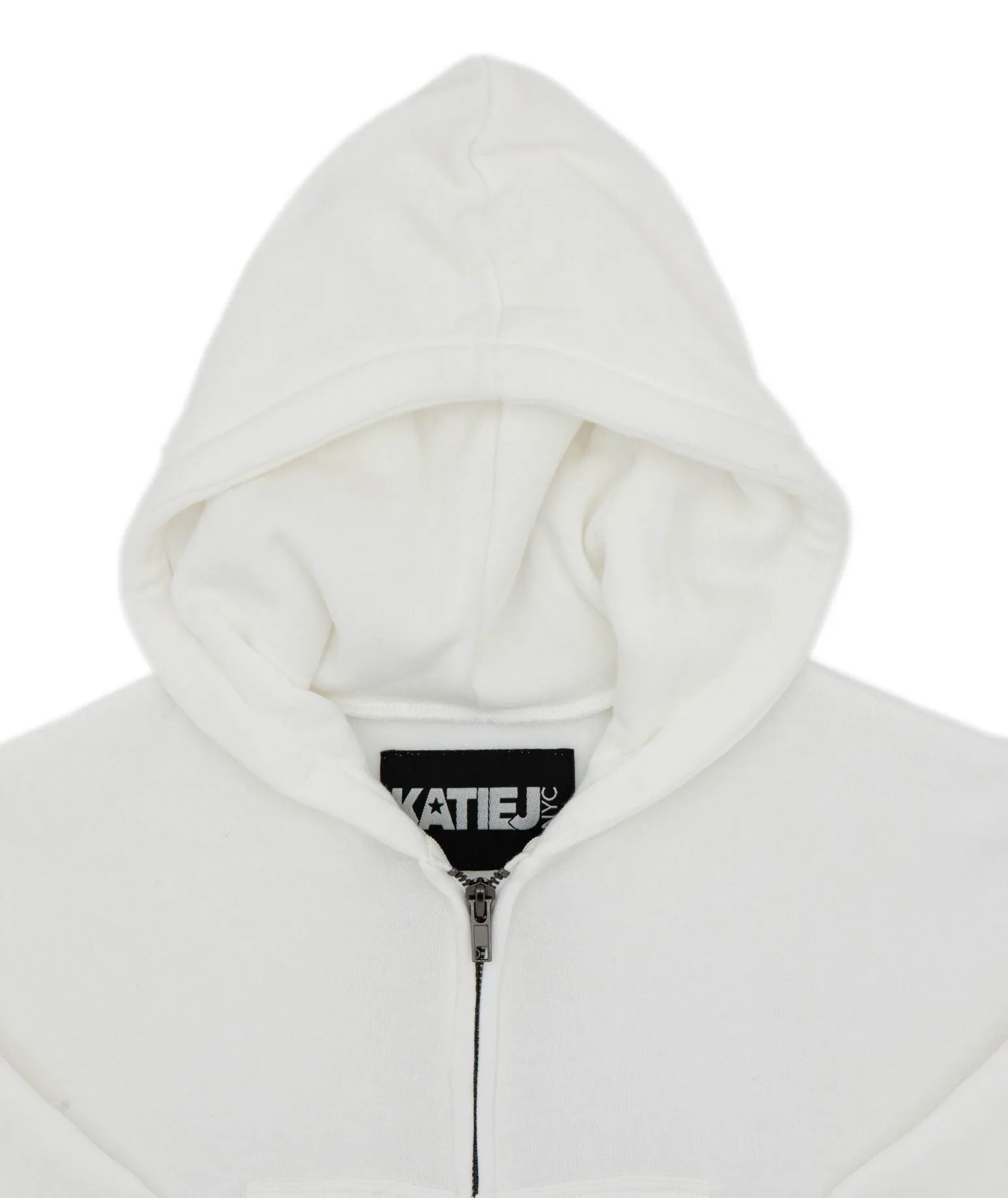 Katie J NYC Girls Dylan Crop Zip Hoodie