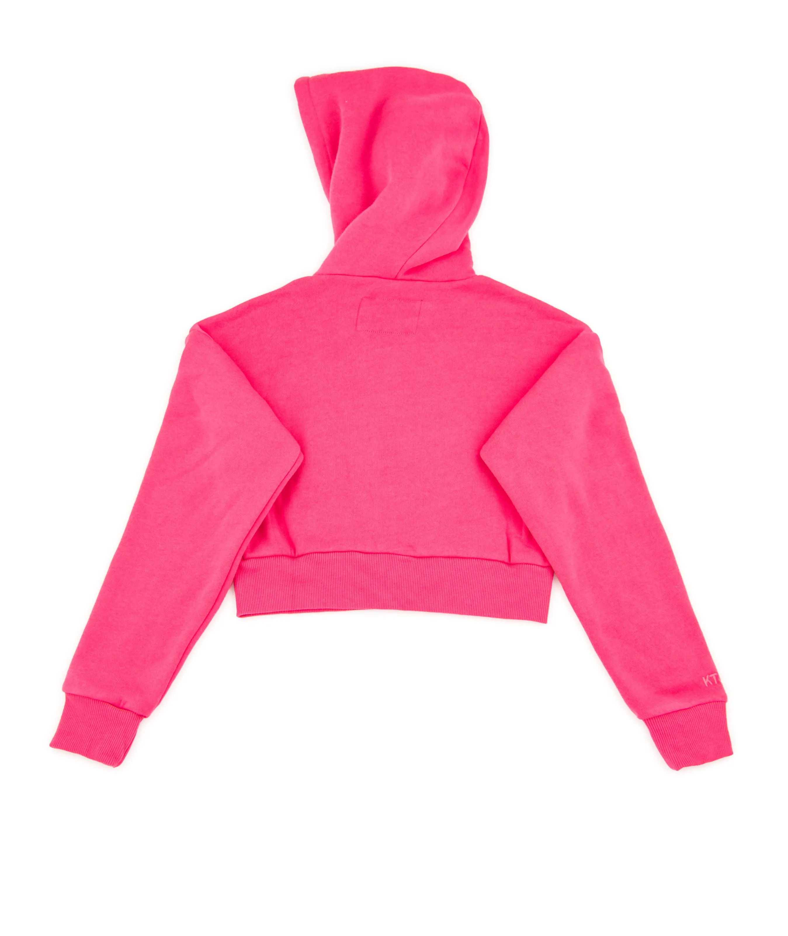 Katie J NYC Girls Dylan Crop Zip Hoodie