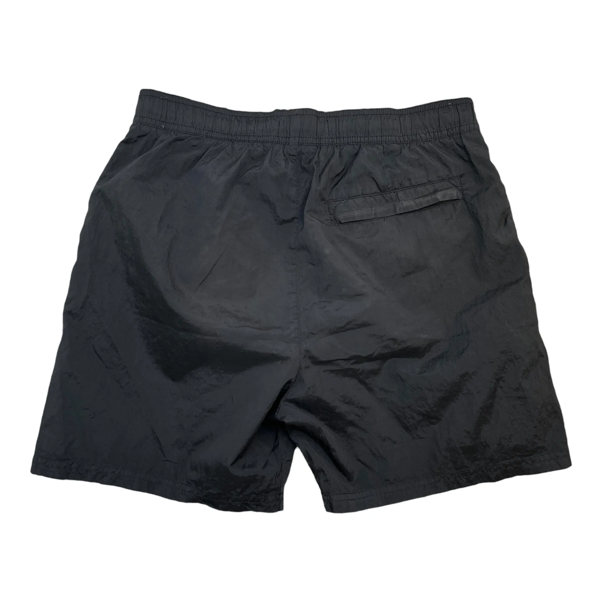 Men's Embroidered Logo Swim Shorts Black Size S