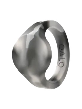 Men's Natural Stone Signet Silicone Ring