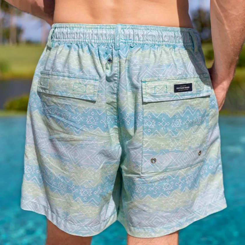 SEAWASH™ Shoals Swim Trunk - Mayan Watercolor