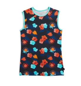 Swim Tank - Blue Aloha Print