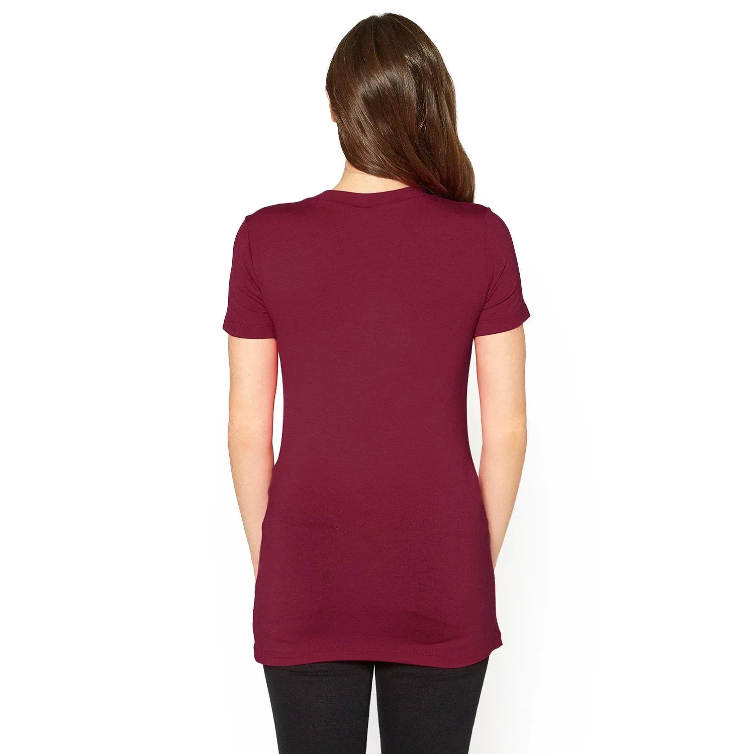 V-neck Short Sleeve Basic Tee